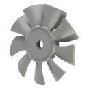 Ventilateur gris Thomas 2650 et 2660 - Arbre 1/2" 638423